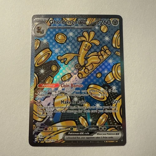 Gholdengo EX 164/131 Sv: Prismatic Evolutions Holo