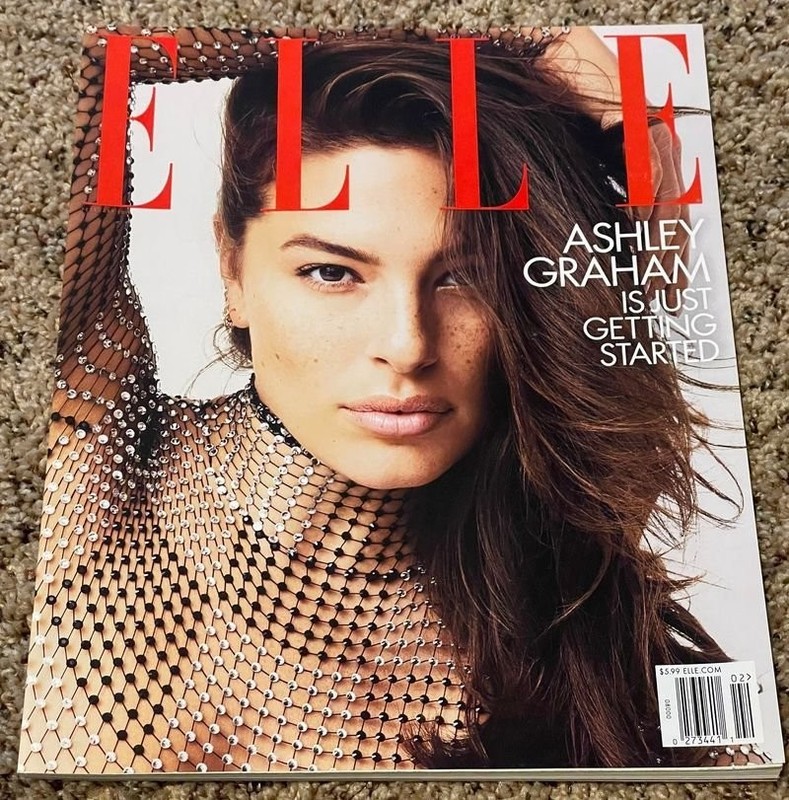ELLE  February 2019 - Ashley Graham Cover