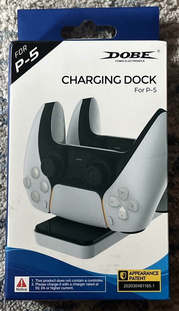 PS5 Controller Charging Dock Station by DOBE Electronics-image