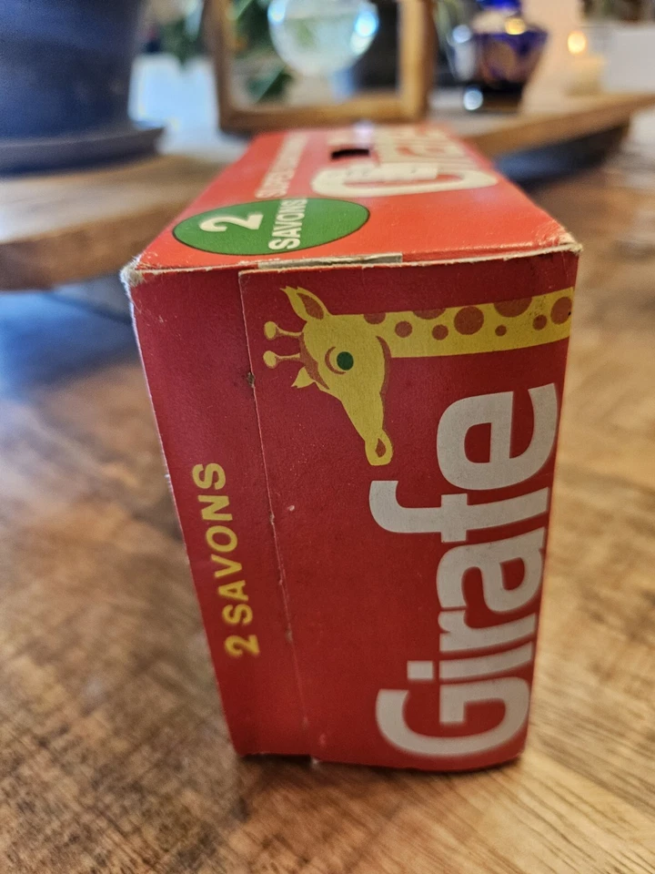 Boite De 2 savons La Girafe année 1960 - Photo 4/4