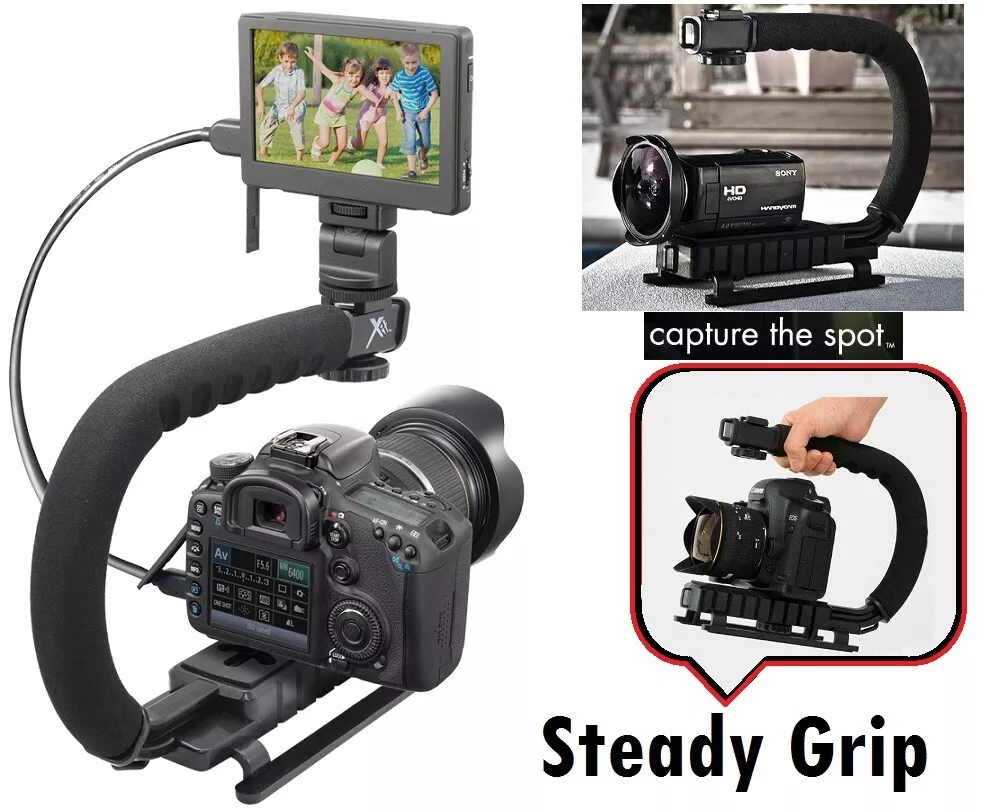 Pro Deluxe Video Stabilizing Bracket Handle For Sony HDR-TD30V HDR-TD30