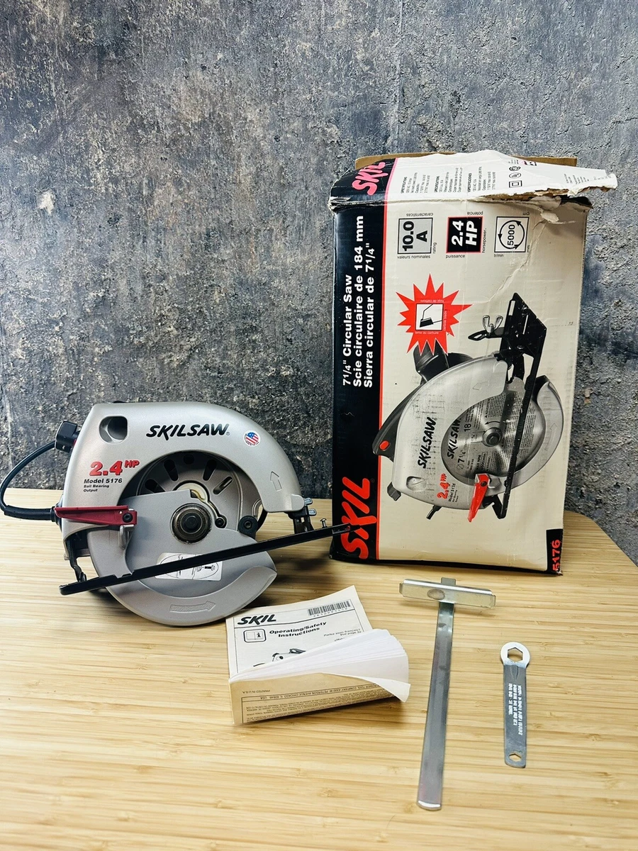 Skilsaw 7 1 4 Circular Saw 5176 Classic USA 2.4 HP Vintage Tool