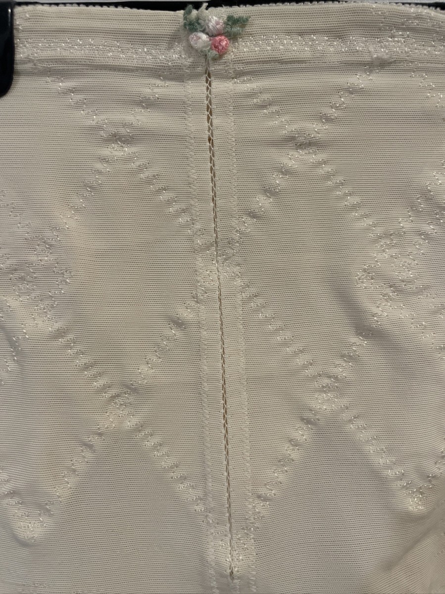 Vintage Playtex Double Diamonds Long Leg Panty Girdle, Beige