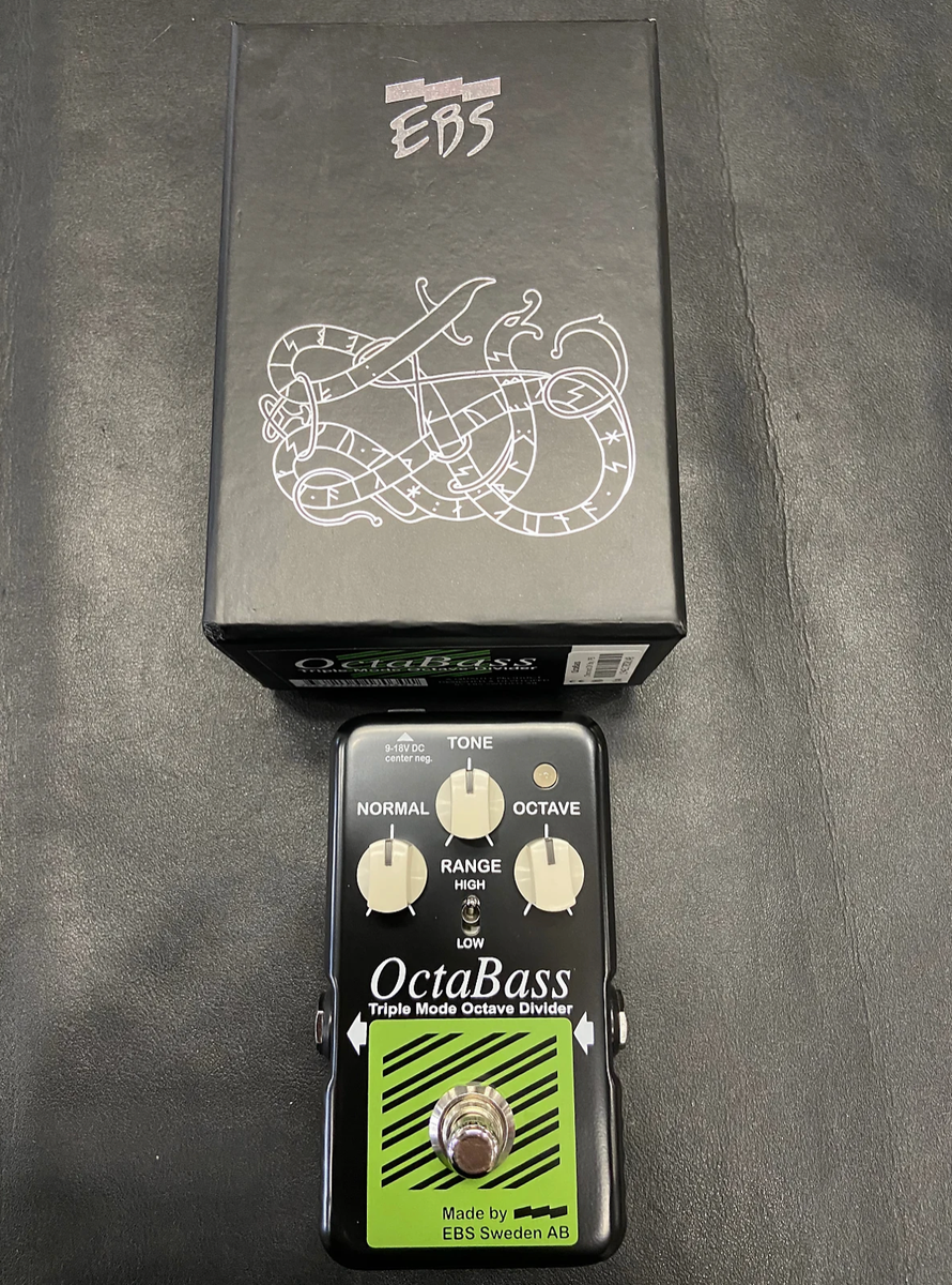 EBS OctaBass Blue Label Bass Octave pedal. New! | eBay