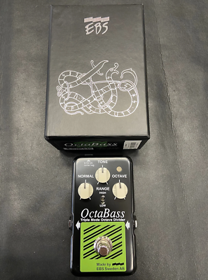 EBS OctaBass Blue Label Bass Octave pedal. New! | eBay