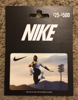 ANTONIO BROWN 1/1 Nike Gift Card Unused SUPER RARE Steelers / Tampa Bay
