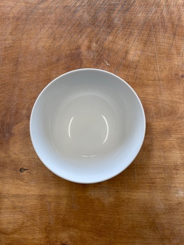 Crate & Barrel ASPEN Essential White Coupe Bowl 6" Porcelain 1 ea   2 available - Picture 1 of 3