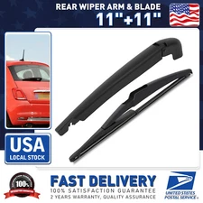 New Set Of 11"/11" Direct Connect Rear Windshield Wiper Blade Arm Set All Season