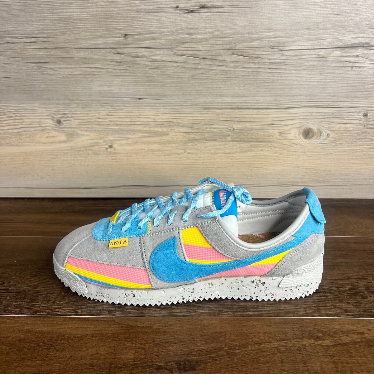 Nike Union LA X Cortez SP Smokey Gray Mens Size 10.5 Blue Fury