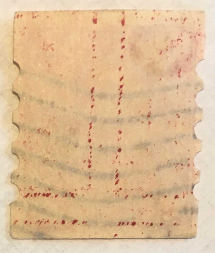 Very Rare 2c,Type 1, Washington Coil Stamp, Unique Side Perf.’s, Used XF/Superb - Image 2 of 2