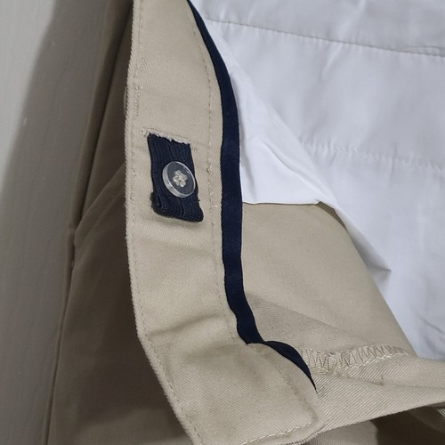 Boys Size 20 French Toast Relaxed Fit Twill Pants Color Khaki School Uniform - Picture 5 of 12