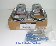 New 2015-2026 Ford F-150 4x4 Front Chrome 2 Tow Hooks Set With Hardware Oem