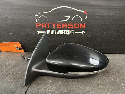 09-16 VW EOS POWER DRIVER SIDE VIEW DOOR MIRROR w/o MEMORY BLACK