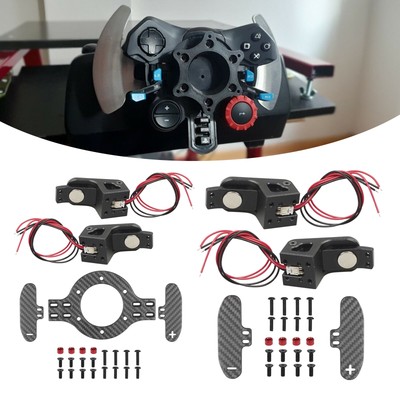 Shift Paddles Racing Game Simulation Steering Wheel with Mount For Thrustmaster