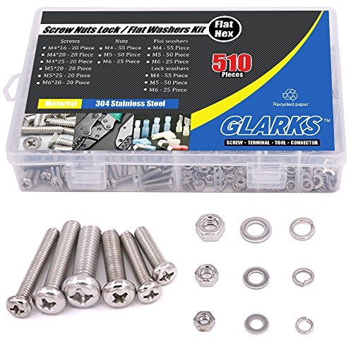 Kit De 20 Pièces De Crochets Muraux Et Mousquetons En Acier Inox M8 – Pour Suspendre Lourds Objets Au Plafond Ou Mur
