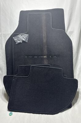 PORSCHE 944 968 GENUINE Set of floor mats, Black 000044801445FV