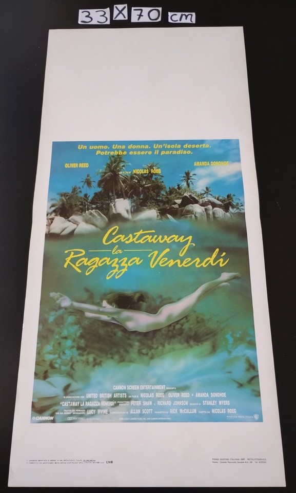 Locandina di Castaway, la ragazza Venerdì (1987)