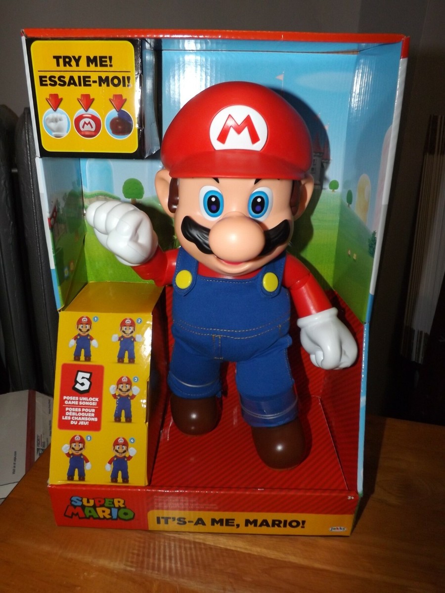 スーパーマリオ IT&#39;S-A ME, MARIO フィギュア　約30cm スーパーマリオ トーキングフィギュア IT'S - A ME, MARIO!（約
