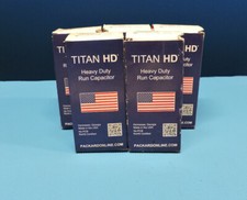 Titan HD Motor Run Capacitor PRCFD353A 35 3 MFD 440 / 370VAC Round Lot of 5