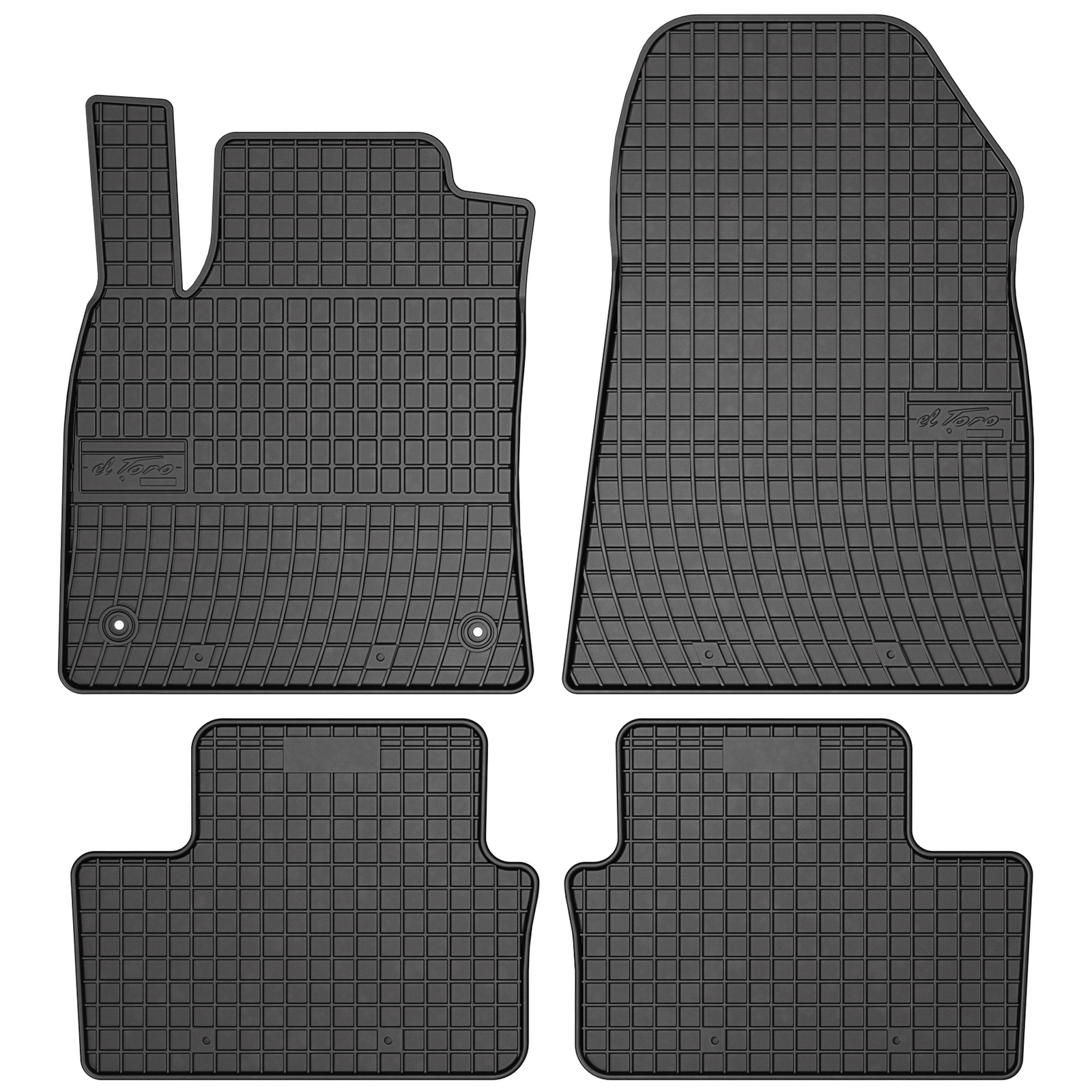Tapis de sol Frogum El Toro robuste en caoutchouc premium pour auto Clio V 2019+