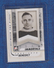 2010-11 ITG Between The Pipes Hockey Immortals # 197 Clint Benedict