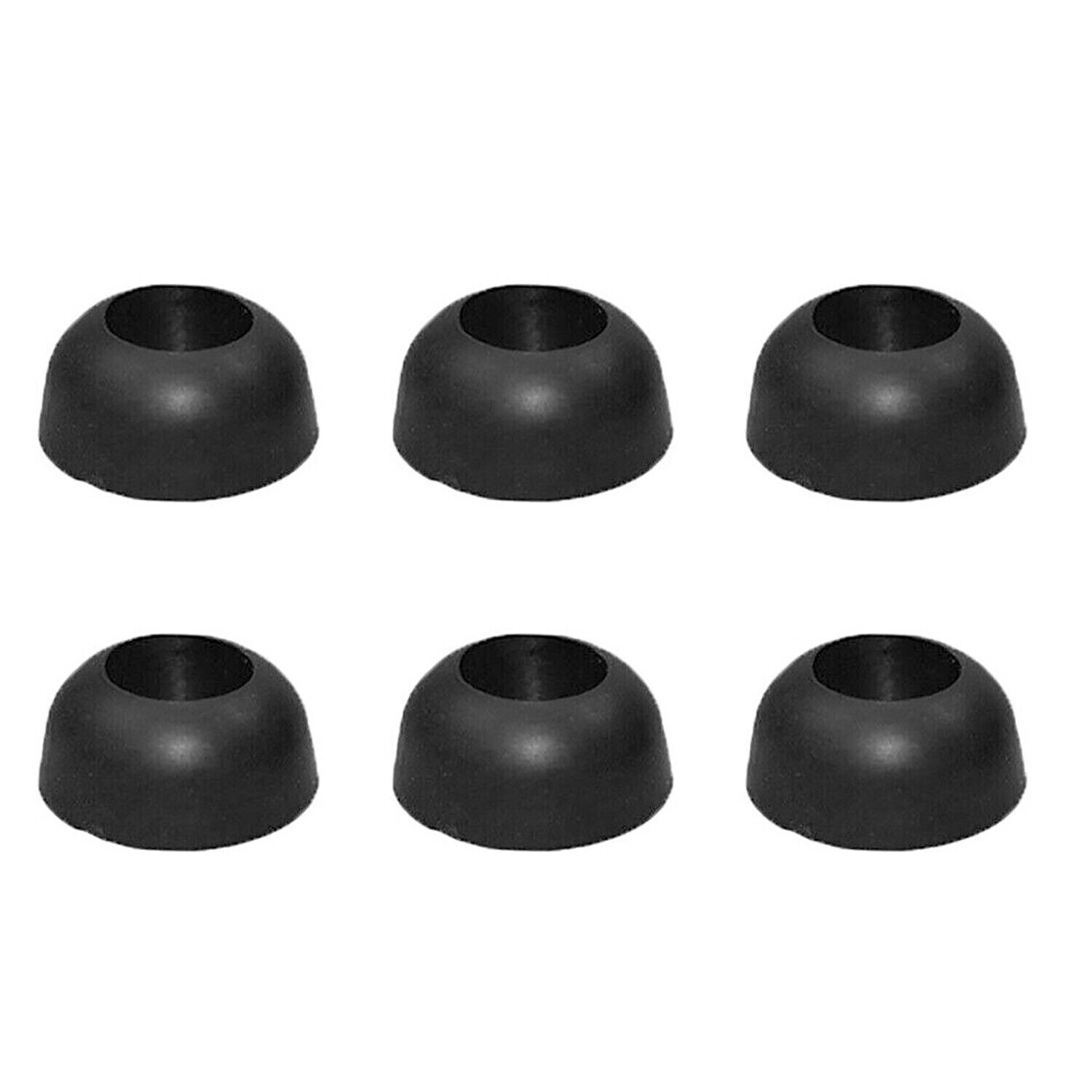 20xBlack Rubber Seals Bull Nose Dome Shaped O Ring For Gas Regulator