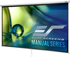 Elite Screens M135XWH 135" 16:9 Pull Down Manual Projector Screen