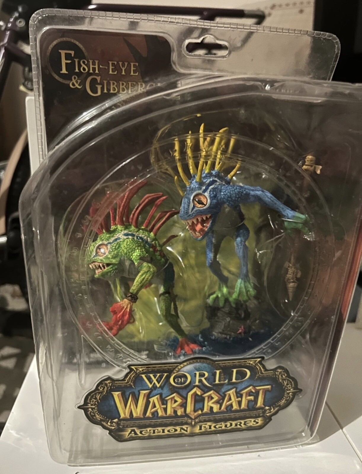 World Of Warcraft Murloc Fish-Eye & Gibbergill Figures DC Unlimited Series 4