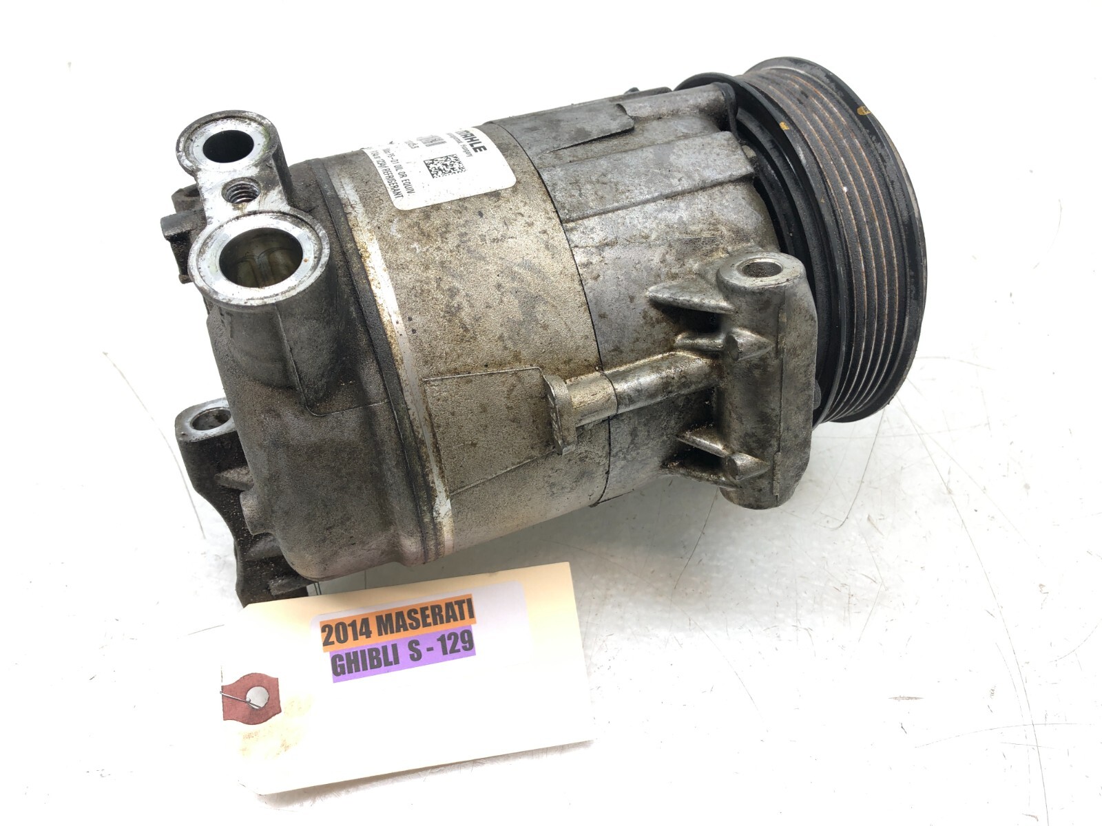 2014-2019 MASERATI GHIBLI S Q4 3.0L V6 A/C COMPRESSOR MAHLE OEM.
