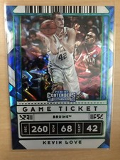 2020 Panini Contenders Draft Picks Game Ticket Green Explosion #27 KEVIN LOVE