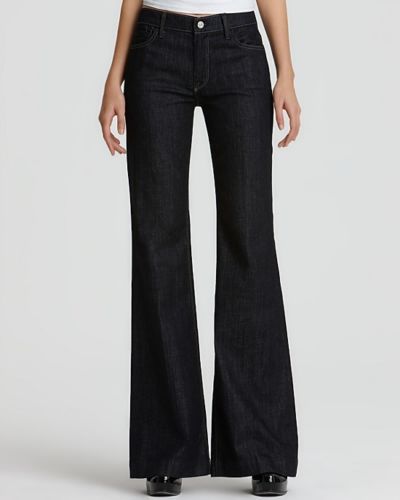 Manteau Jeans 7 For All Mankind - Taille 28/29 - Coupe Wide Leg - Délavé Foncé - Occasion Très Bon état