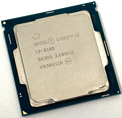 Intel Core i3-8100 3.60GHz Quad-Core CPU Processor SR3N5 *TESTED, WORKING*