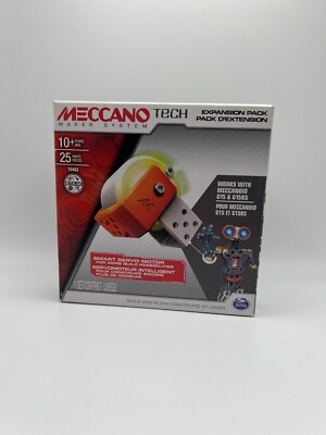 Meccano Tech Smart Servo Motor Expansion Pack Maker System Spin Master G15 G15KS