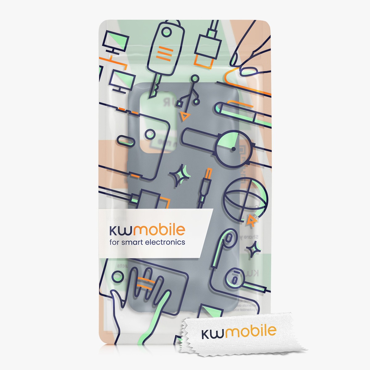 Coque Souple TPU Silicone Pour OnePlus 9 (version EU/NA) - Ardoise Foncée, Protection Complète, Antidérapante - 7