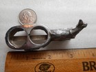 Vintage Metal Donkey & Cart Holder Salt& Pepper Lipstick Silver Tone Japan As Is — photo 10