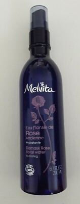 Melvita Bio, konzentriertes blumiges Rosenwasser feuchtigkeitsspendend frische Rosenblätter 