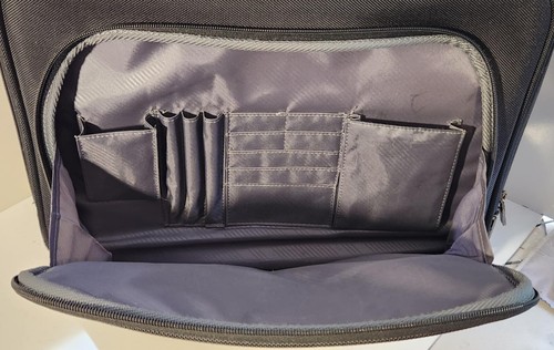 Samsonite® Double Gusset Wheeled Portfolio Mobile Office Bag, Black - Bild 8 von 22