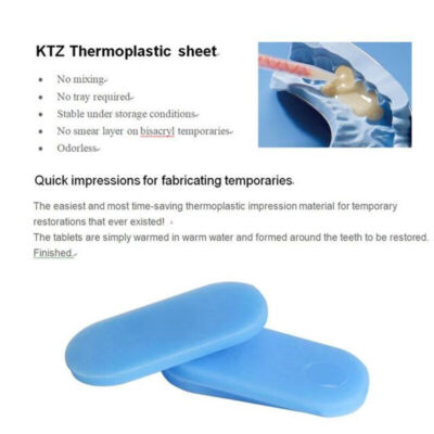 Dental Impression Trays Thermoplastic Wax Tablet TEMP TABS Temporary Crown