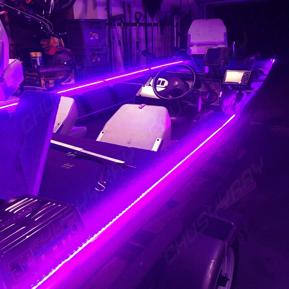 1PCS 16.4FT LED UV Light Strip 12V Purple Light Ultraviolet