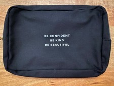  LATEST IN BEAUTY be kind be beautiful cosmetic makeup bag 27cm X 16cm NEW 