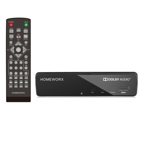 Mediasonic HOMEWORX HDTV ATSC Digital Converter Box (HW130STBRB