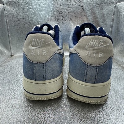 Size 9 Nike Air Force 1 Mens Dusty Blue Void Sail Athletic  display picture 1