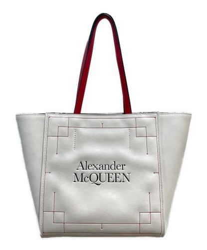ALEXANDER McQUEEN                    Leather Tote Bag Red