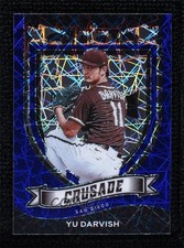 2021 Panini Chronicles Crusade Blue Velocity Prizm Yu Darvish #7 00gy