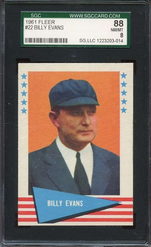 1961 Billy Evans #22