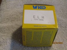 Vintage Wiko Multi Mirror Projection Photo Lamp Bulb ELH 120V 300W NOS