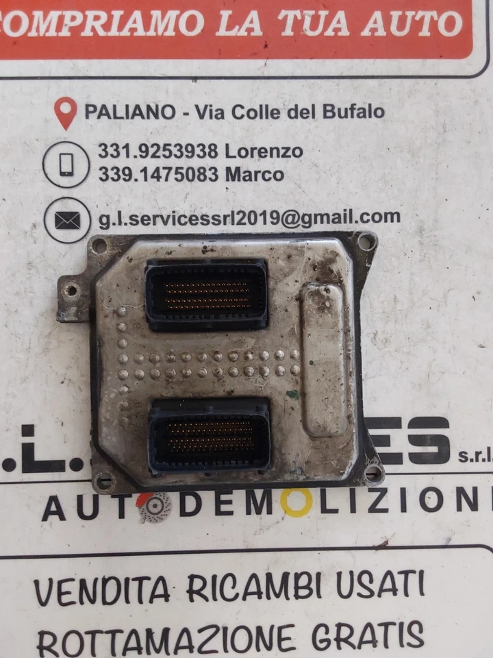 CENTRALINA MODULO UNITA CONTROLLO GESTIONE FIAT CROMA 1.8 BENZINA 140CV 05-11 - Immagine 2 di 4