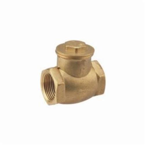 NIBCO TI3 1-1/2 in. Threaded Swing Check Valve 200# Brass Straight