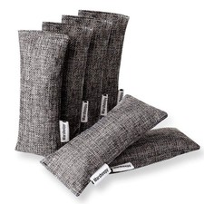 6 Pack Activated Charcoal Shoe Odor 2.12 Ounce Pack of 6 , 6PACK Gray