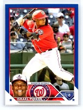 2023 Topps #447 Israel Pineda Royal Blue